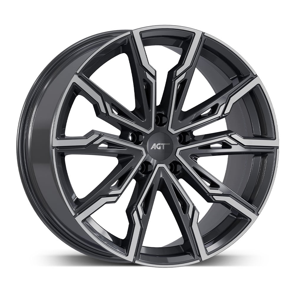 8.5X20" PCD 5X112 FD Wheels 20154-1  GUN METAL DIAMOND ET20 66.6 mm