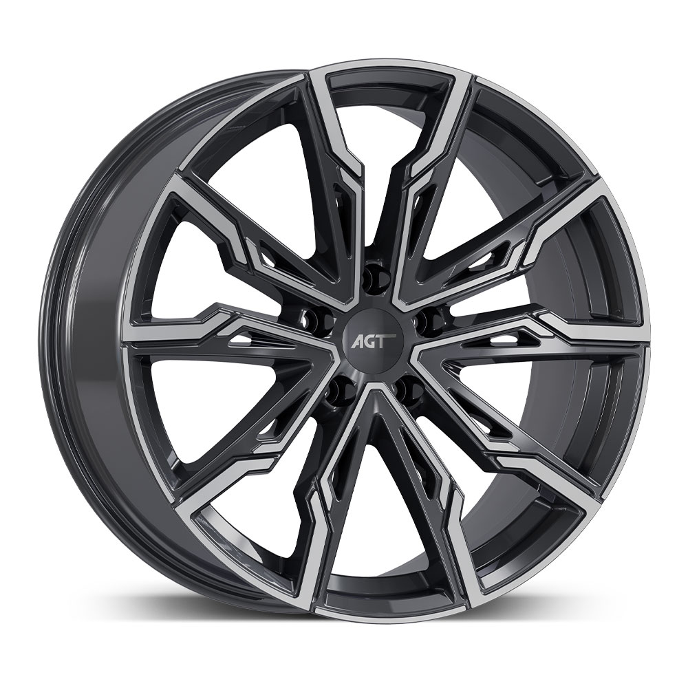 8.5X20" PCD 5X112 FD Wheels 20154-1 MATT GUN METAL DIAMOND ET27 66.6 mm