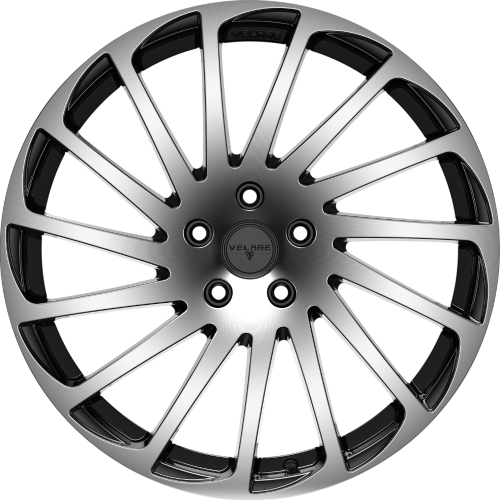 8.5X20" PCD 5x112 Velare 20117-1 ET42 66.60 mm Santoroni Black Diamond
