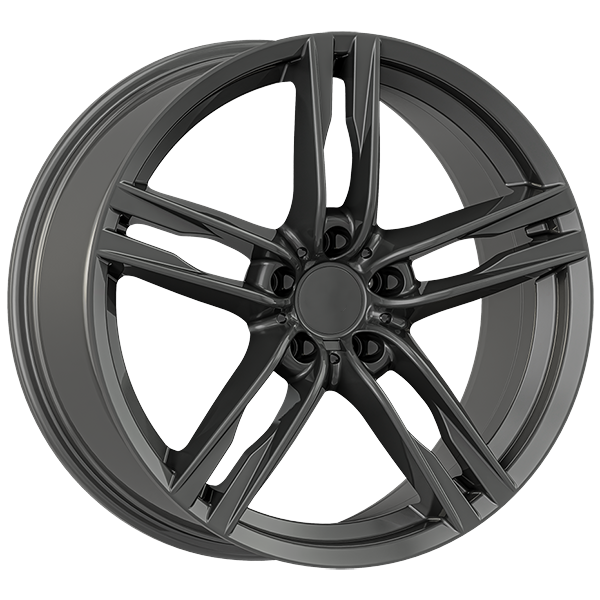 8.5X20" PCD 5X120 EMR Wheels 20179-05 ET35 72.56 mm Glossy Titanium