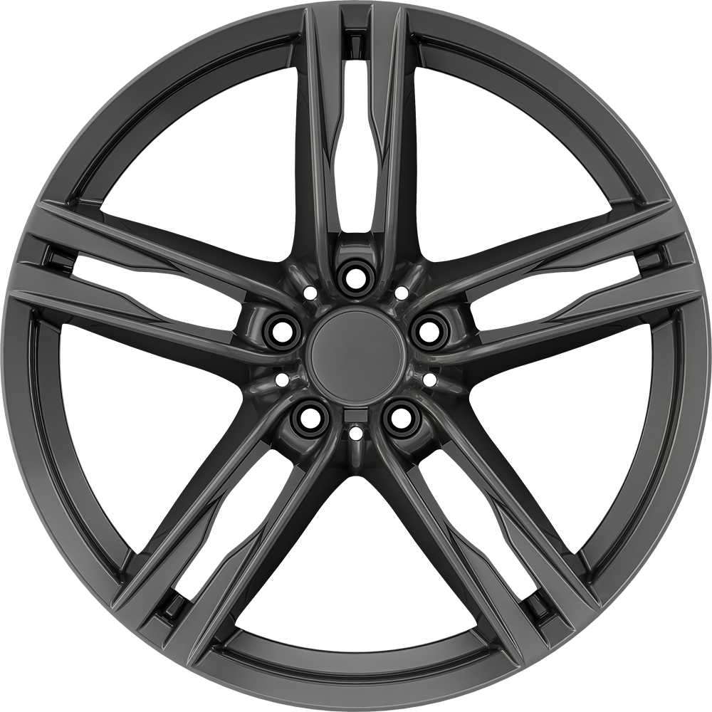 8.5X20" PCD 5X120 EMR Wheels 20179-05 ET35 72.56 mm Glossy Titanium