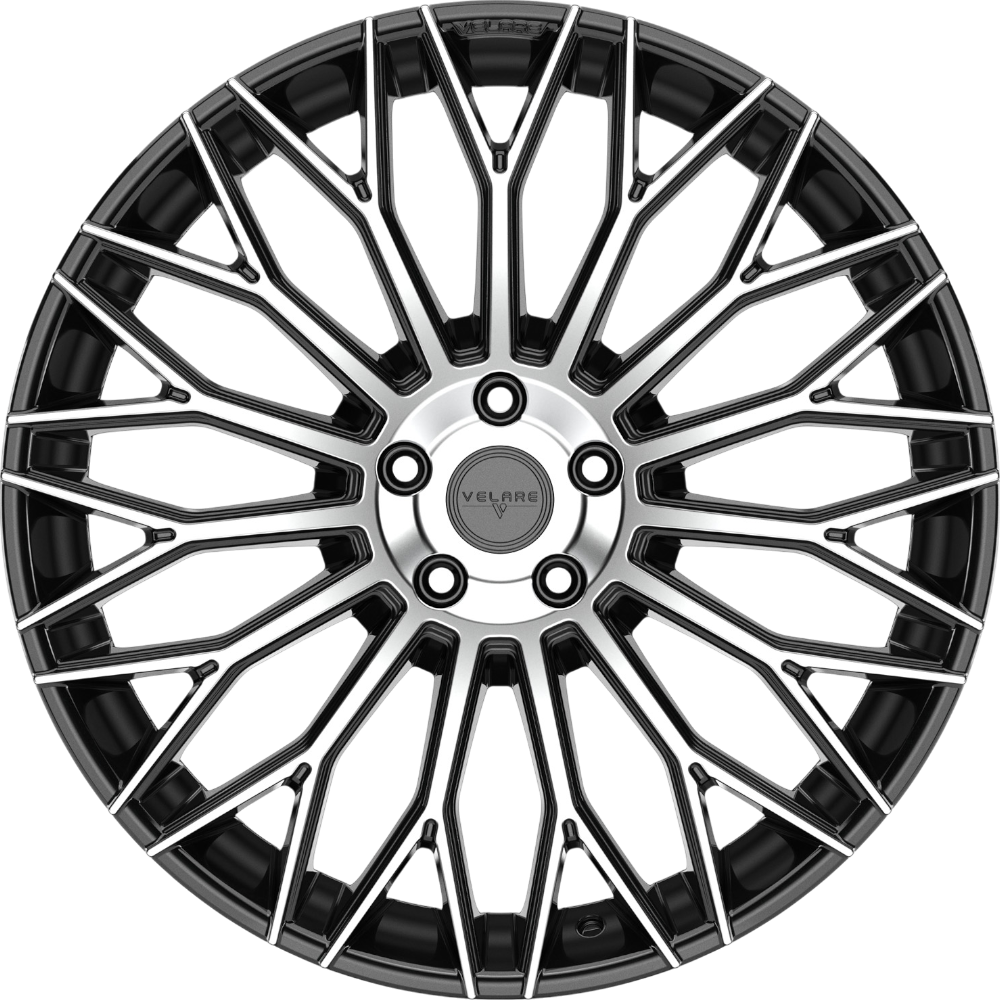 8.5X20" PCD 5X120 Velare 20119-1 ET35 72.60 mm Santorini Black Diamond