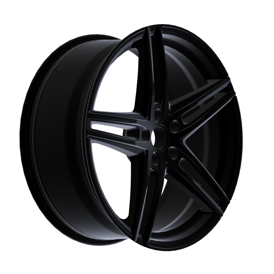 8.5X20" PCD5X112 AGT Wheels 20153-1 ET66.6 Matt Black 66.6 mm