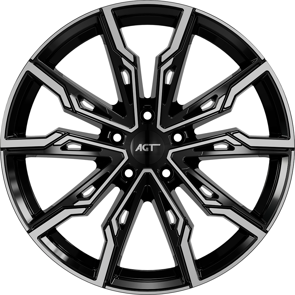 8.5X20" PCD5X112 AGT Wheels 20154-1 ET66.6 BKF 66.6 mm