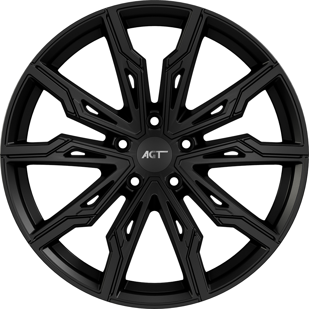 8.5X20" PCD5X112 AGT Wheels 20154-1 ET66.6 Matt Black 66.6 mm