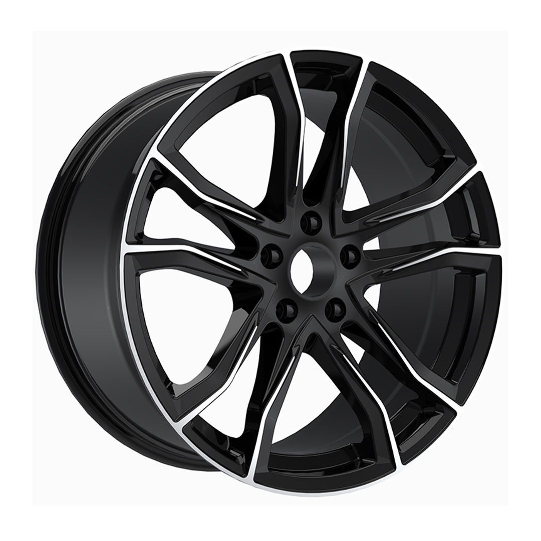 8.5X20" PCD5X112 AGT Wheels 20173-1 ET66.6 Black Diamond 66.6 mm