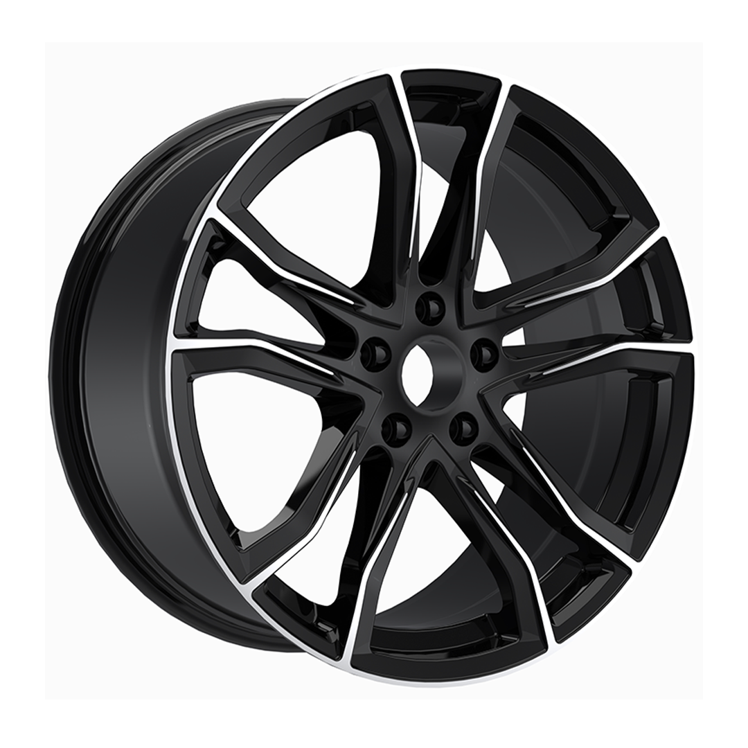 8.5X20" PCD5X112 AGT Wheels 20173-1 ET66.6 Black Diamond 66.6 mm
