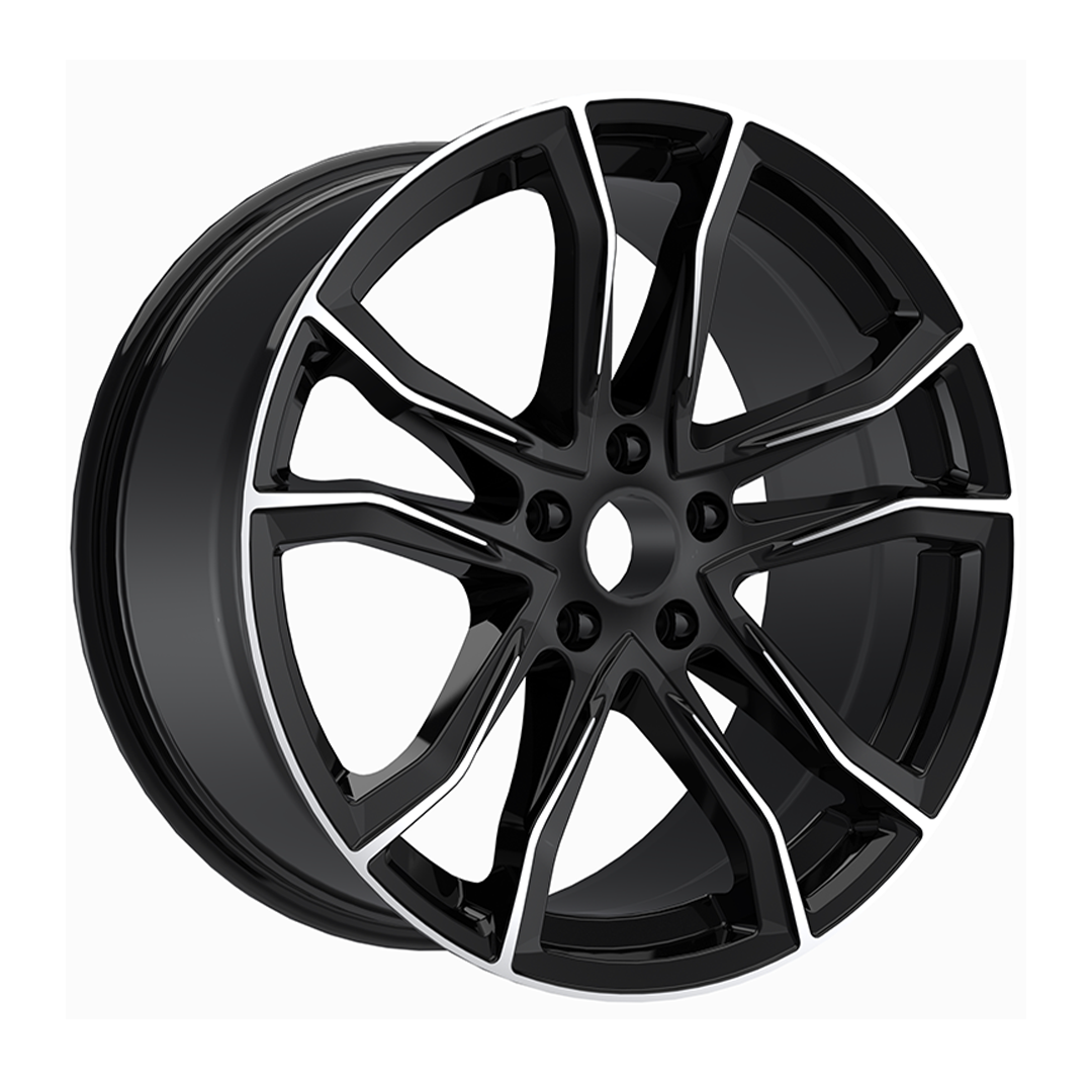 8.5X20" PCD5X114 AGT Wheels 20173-1 ET72.6 Black Diamond 72.6 mm
