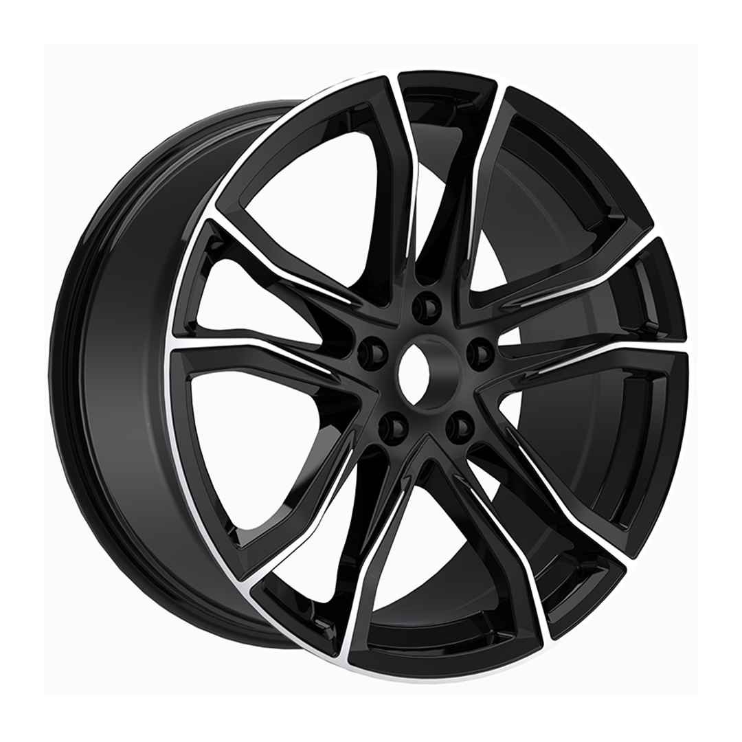 8.5X20" PCD5X120 AGT Wheels 20173-1 ET72.6 Black Diamond 72.6 mm