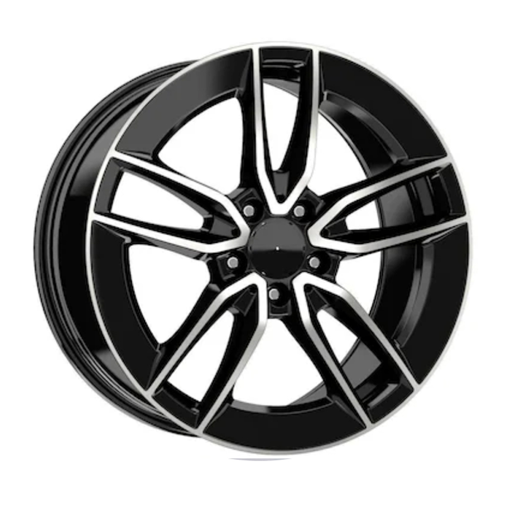 8.0X18" PCD 5x112 Kormetal Jant DY388 Black Diamond ET43 66.6 mm