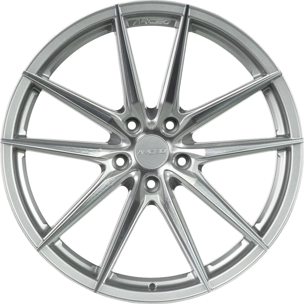 8.5X19" Arceo Wheels ARC 19190 Monaco Silver Diamond PCD 5x114.3 ET33