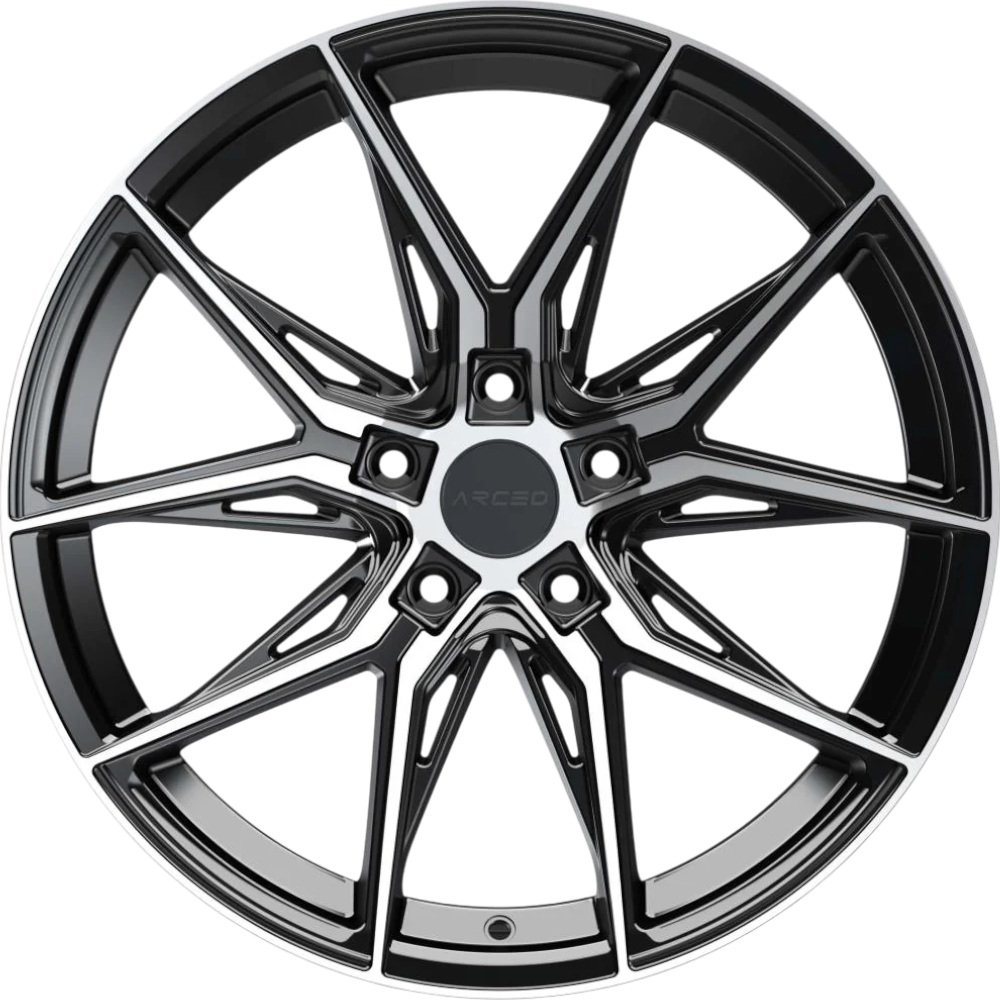 8.5X19" Arceo Wheels ARC19177 BLD PCD 5x108 ET35