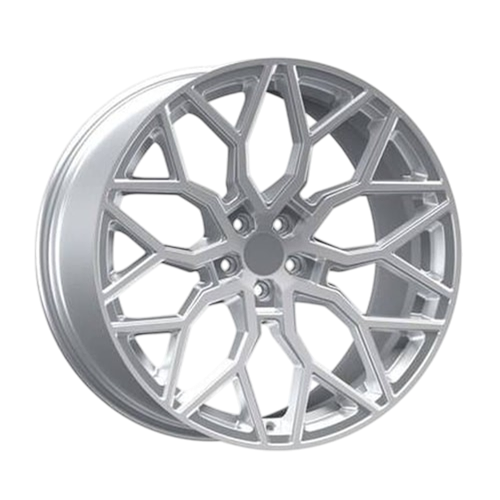 8.5X19" EMR Wheels EMR A318 Silver Diamond PCD 5x114.3 ET35