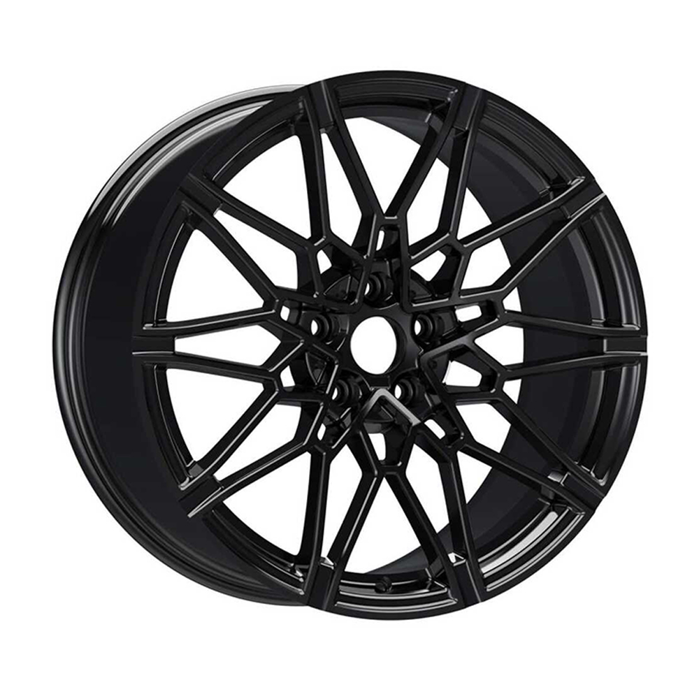 8.5X19" EMR Wheels EMR A338 Black PCD 5x112 ET30