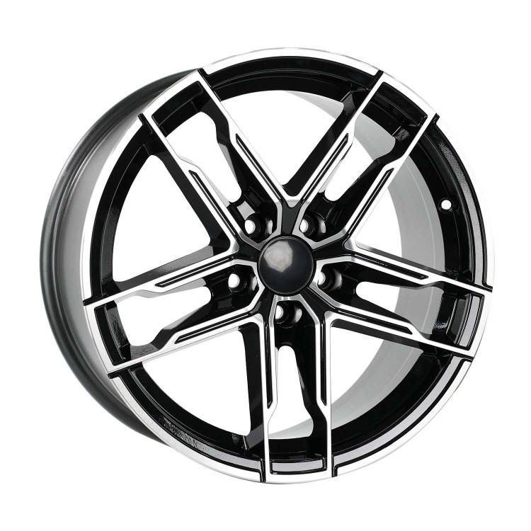 9.0X18" PCD5X112 STW Wheels 824 ET45 Black Diamond 66.6 mm