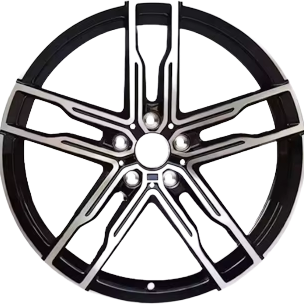 9.0X18" PCD5X112 STW Wheels 824 ET45 Black Diamond 66.6 mm