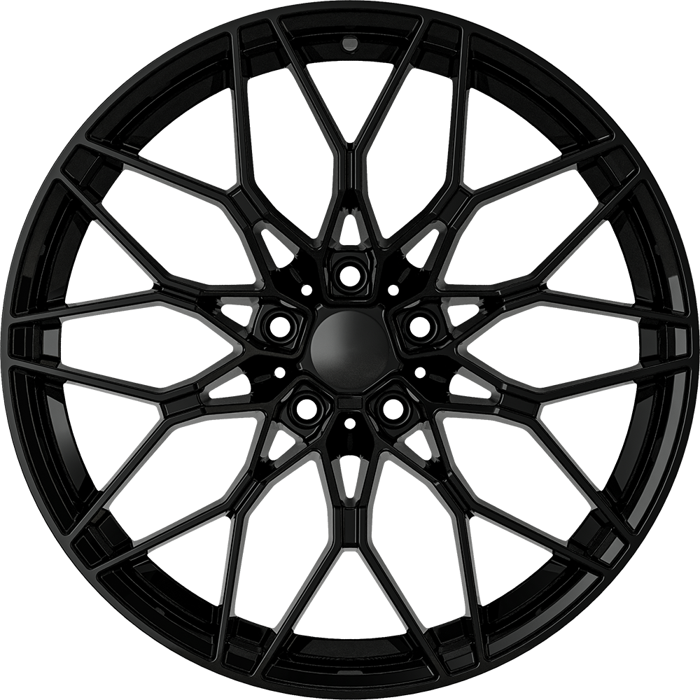9.0X19" PCD 5X112 AGT Wheels 19280-2 66.60 mm Gloss Black