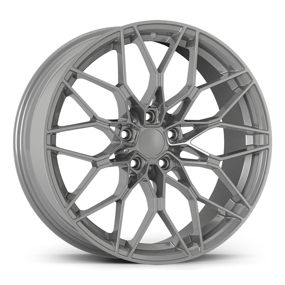 9.0X19" PCD 5X112 AGT Wheels 19280-2 ET40 66.60 mm Full Silver