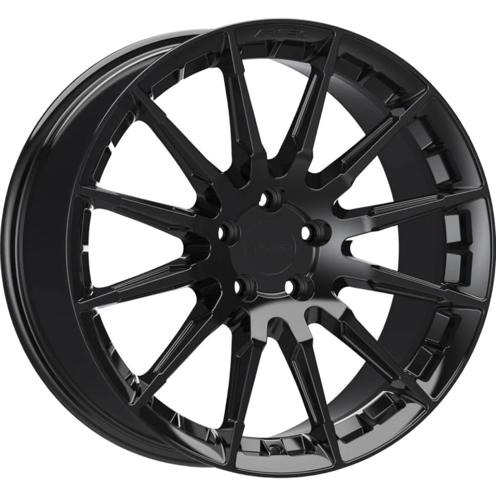 9.0X19" PCD 5X112 Arceo Wheels ARC-ASW03-10 ET42 Glossy Black  73.1 mm