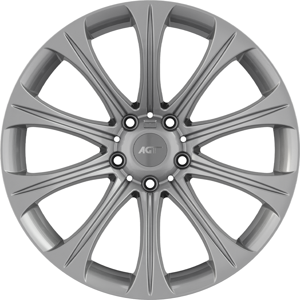 9.0X19" PCD 5X120 AGT Wheels 19175-1 ET14 72.60 mm Full Silver