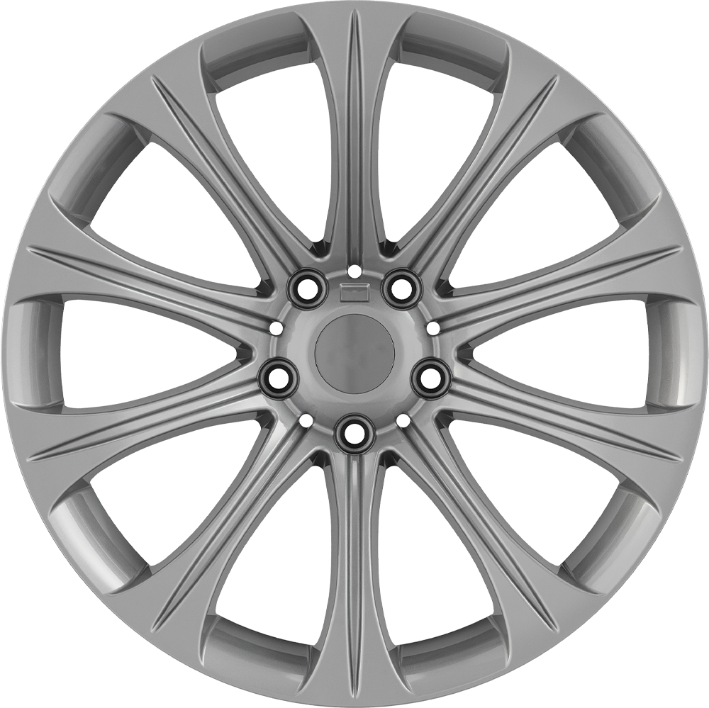 9.0X19" PCD 5X120 Arceo Wheels 19175 SILVER ET14 72.6 mm