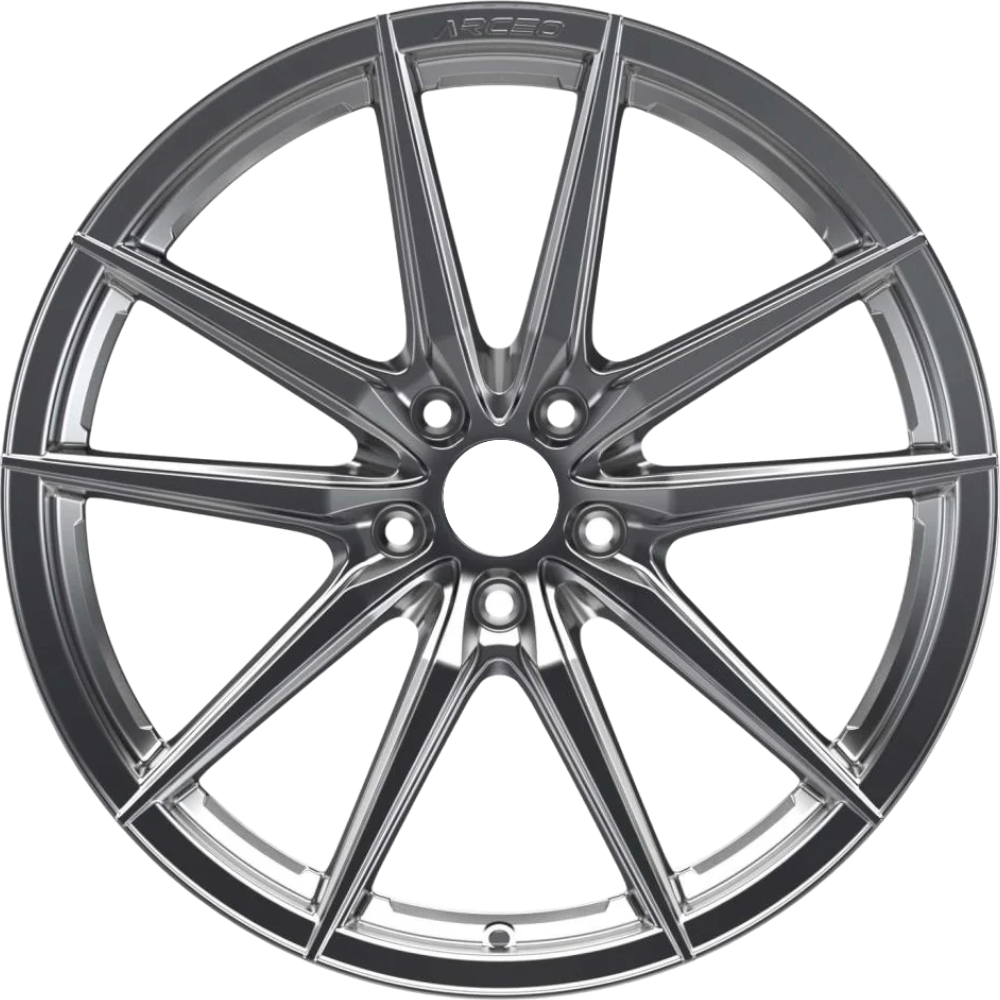 9.0X20" PCD 5X112 Arceo Wheels ARC-20190-29 ET35 Hyper Black Monaco 73.1 mm