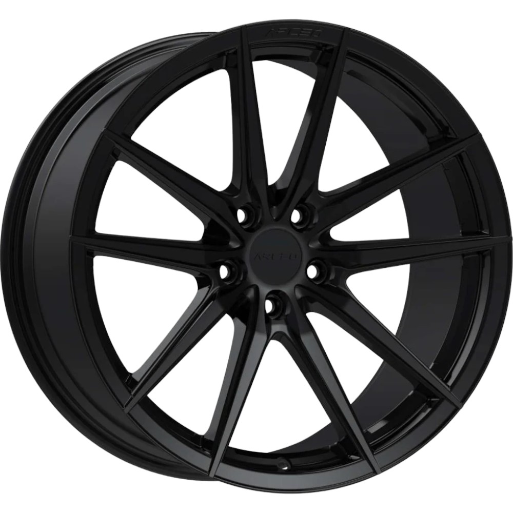 9.0X20" PCD 5X114 Arceo Wheels ARC-20190-45 ET35 Black Monaco 73.1 mm