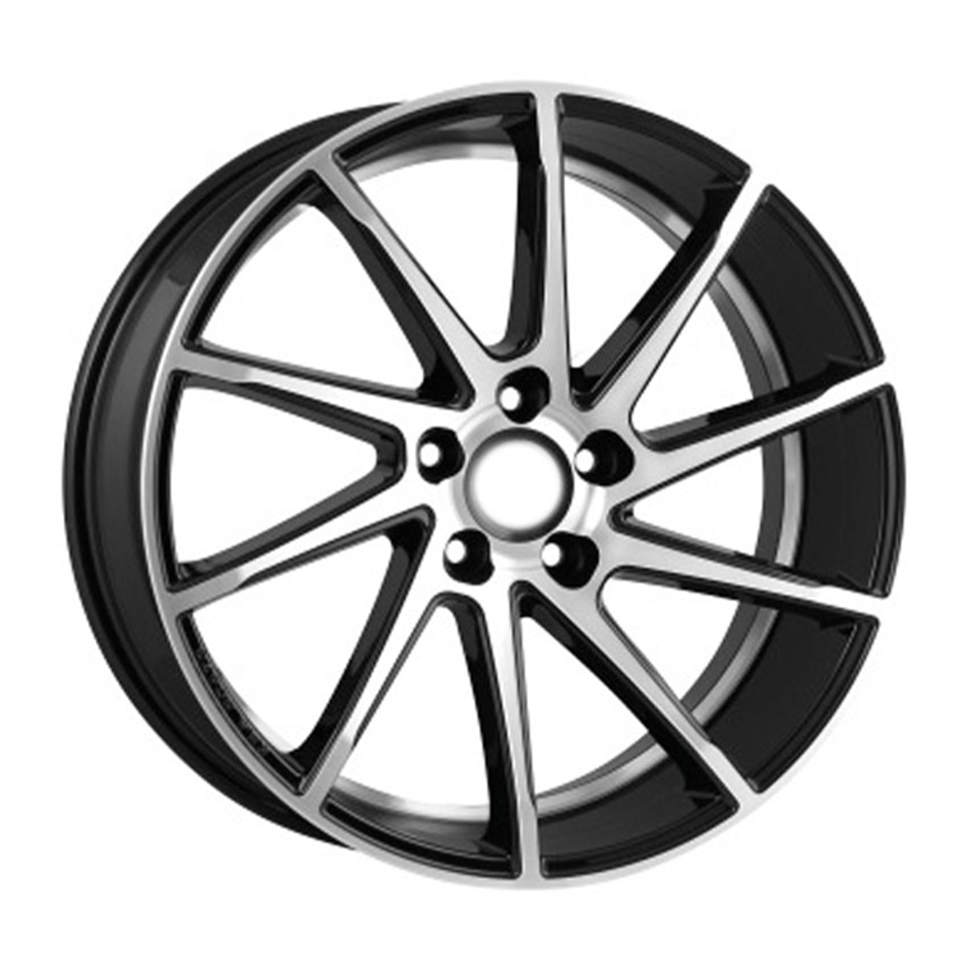 9.0X20" PCD5X112 AGT Wheels 1021-1 ET66.6 Black Diamond 66.6 mm