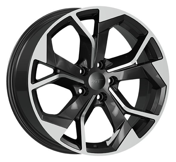 9.0X20" PCD5X112 AGT Wheels 20252 ET35 Titanium Diamond 66.5 mm