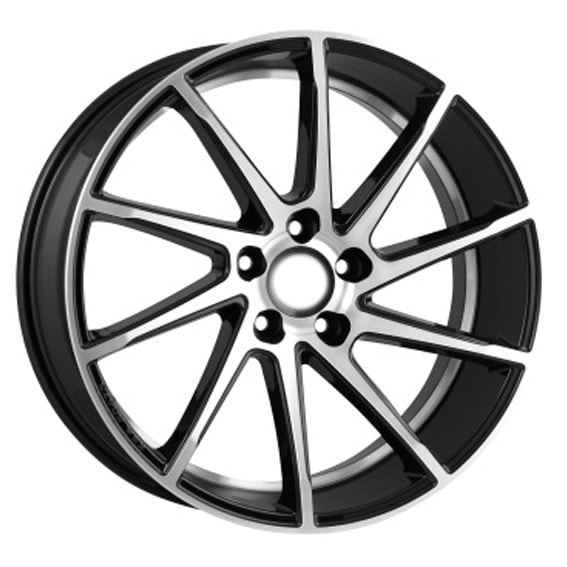 9.0X20" PCD5X120 AGT Wheels 1021-1 ET65.1 Black Diamond 65.1 mm