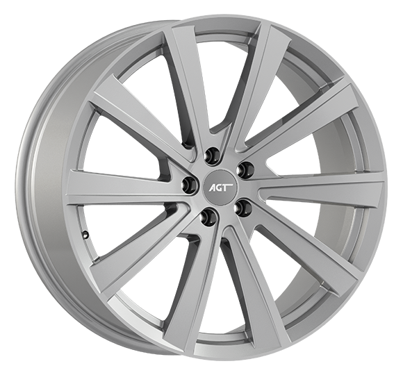 9.0X21" PCD 5X108 AGT Wheels 21251 Merlin ET40 63.40 mm Full Silver