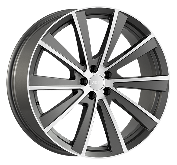 9.0X21" PCD 5X108 AGT Wheels 21251 Merlin ET40 63.40 mm TITAN DIAMOND