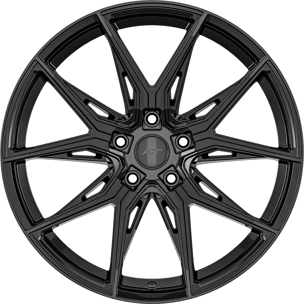 9.5X19" PCD 5X108 Arceo Wheels 19177-16 ET40 73.10 mm Glossy Black