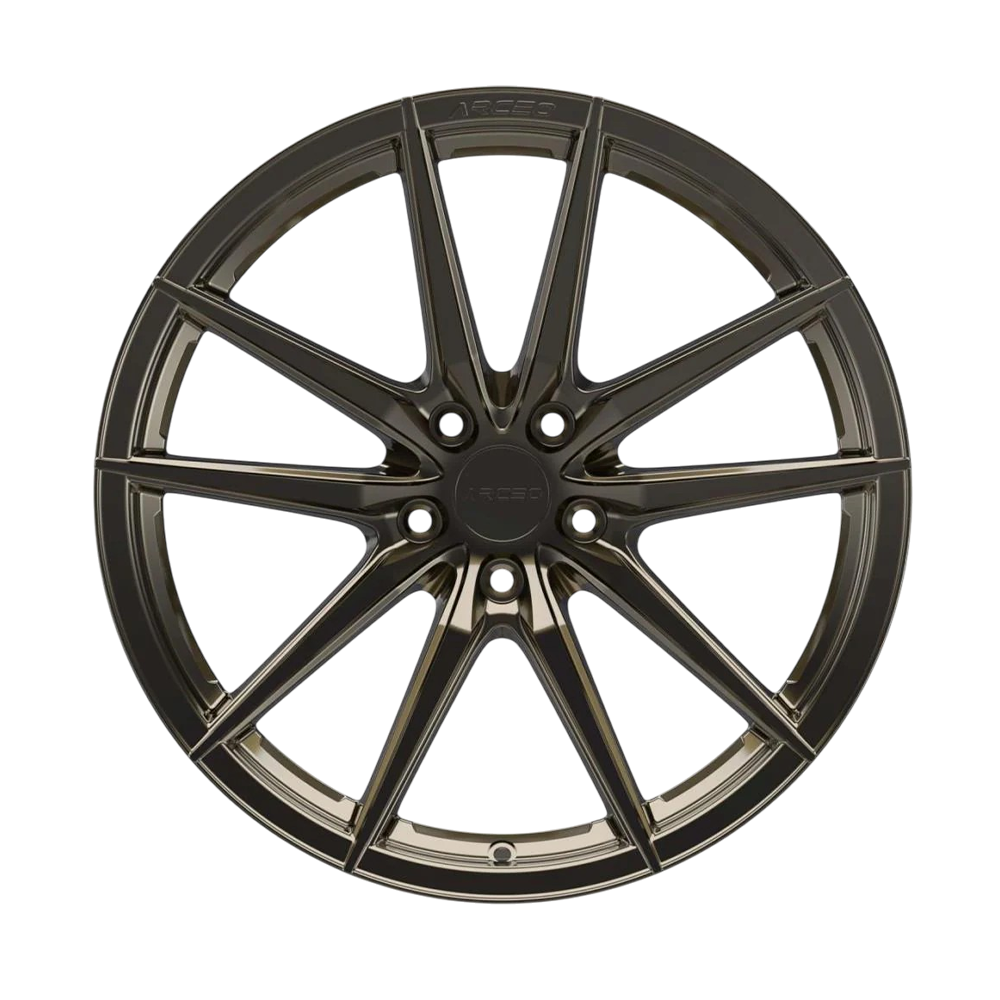 9.5X19" PCD 5X112 Arceo Wheels 19190-K2 ET37 73.10 mm Gloss Bronze