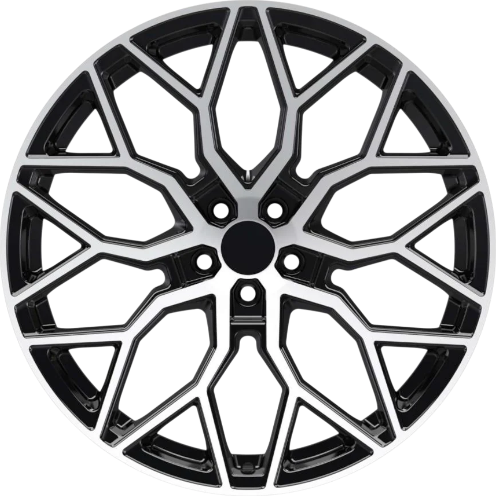 9.5X19" PCD 5X112 RC 319 BLACK DIAMOND ET37 73.1 mm