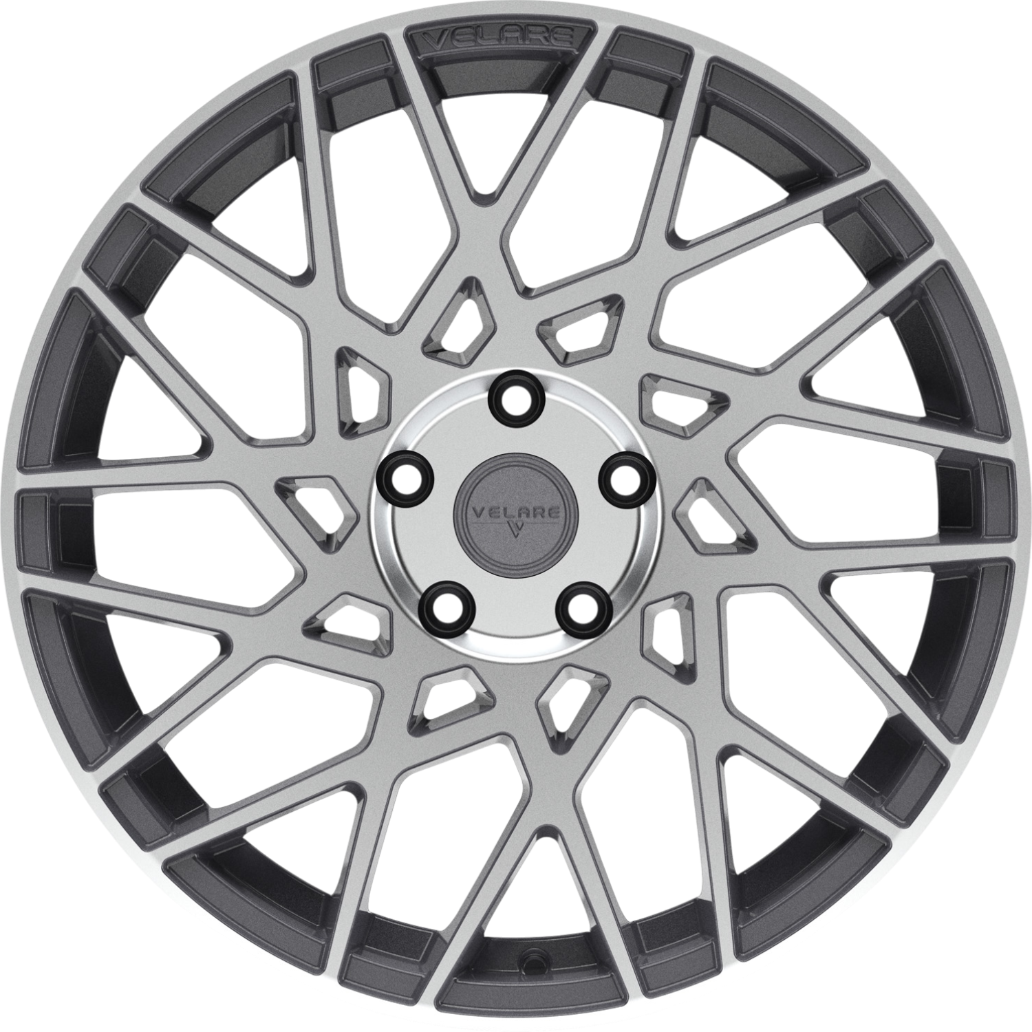 9.5X19" PCD 5x112 Velare 19057-3 ET48 73.10 mm Corris Grey Diamond