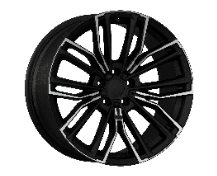 9.5X19" PCD 5X120 AGT Wheels 19181-2  ET40 72.6 mm Black Diamond
