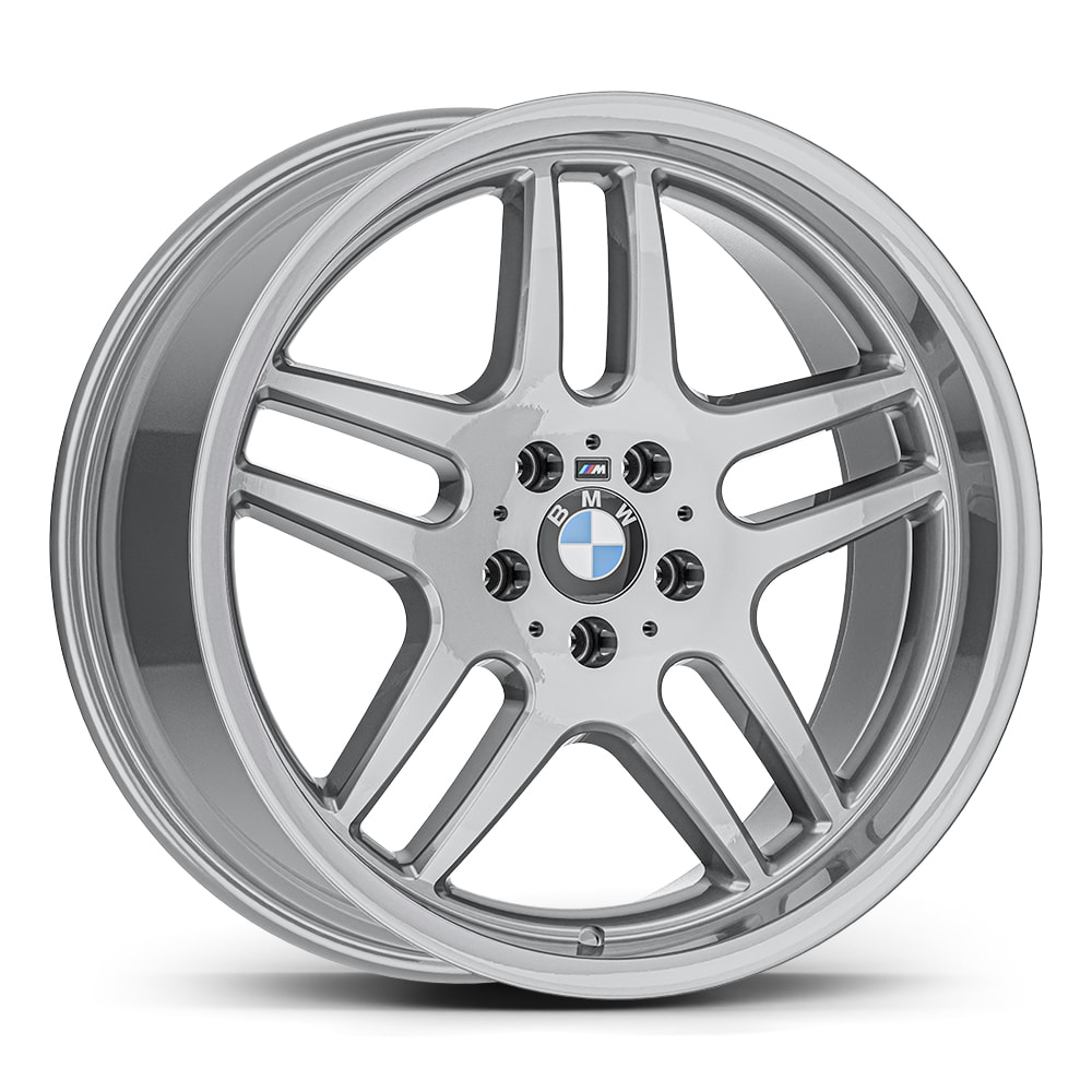 9.5X19" PCD 5X120 AGT Wheels 19257-2 ET20 72.60 mm Silver Diamond