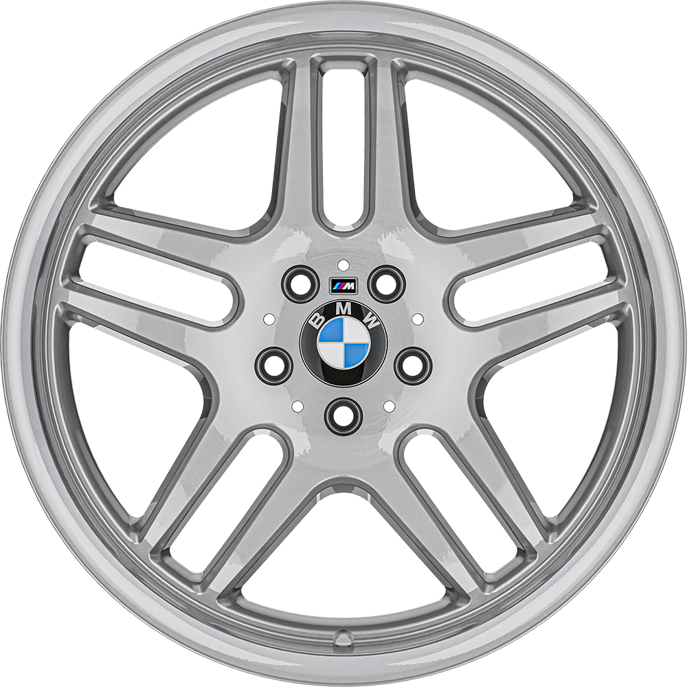 9.5X19" PCD 5X120 AGT Wheels 19257-2 ET20 72.60 mm Silver Diamond