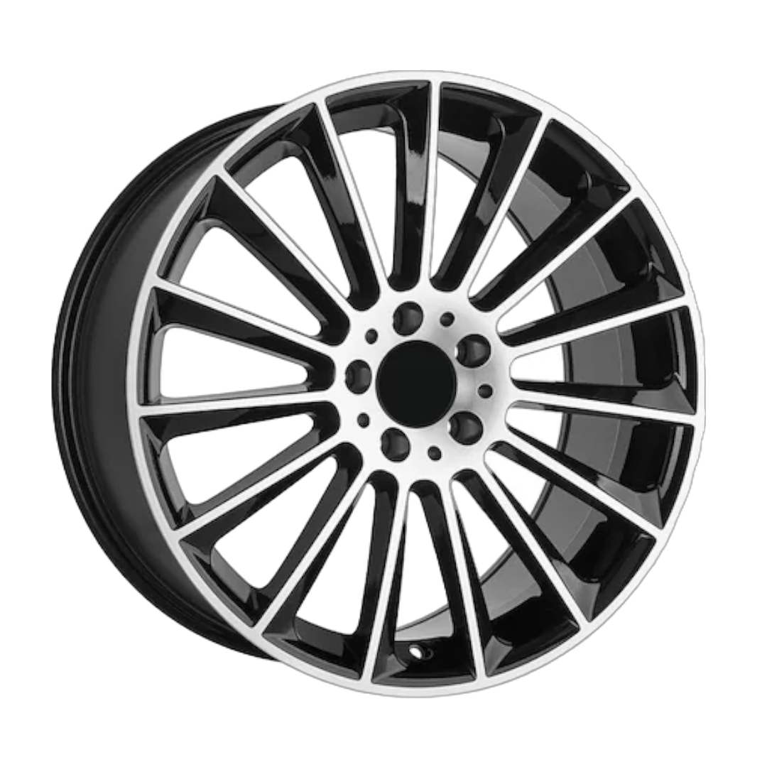 9.5X20" PCD 5X112 AGT Wheels 20234-2  ET50 66.60 mm Black Diamond