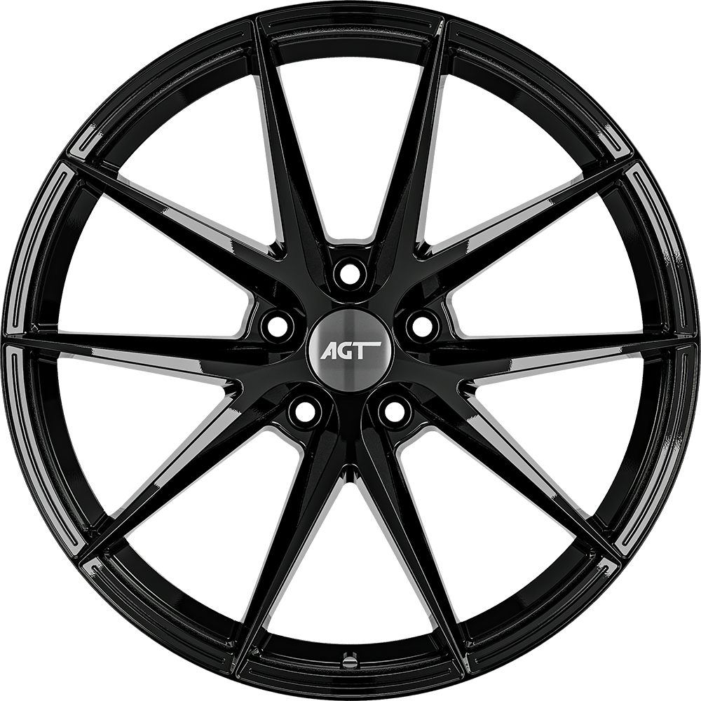9.5X20" PCD 5X120 Arceo Wheels 20235-K2 ET37 63.40 mm Gloss Black