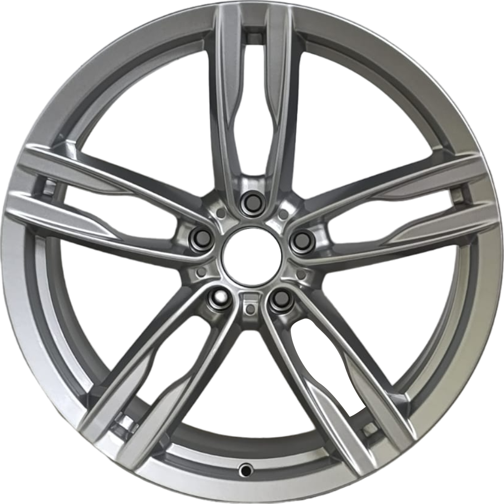 9.5X20" PCD 5X120 RC 185 SILVER ET37 72.6 mm
