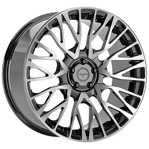 9.5X22" PCD 5X108 Velare 22082 ET33 74.10 mm Santorini Black Diamond