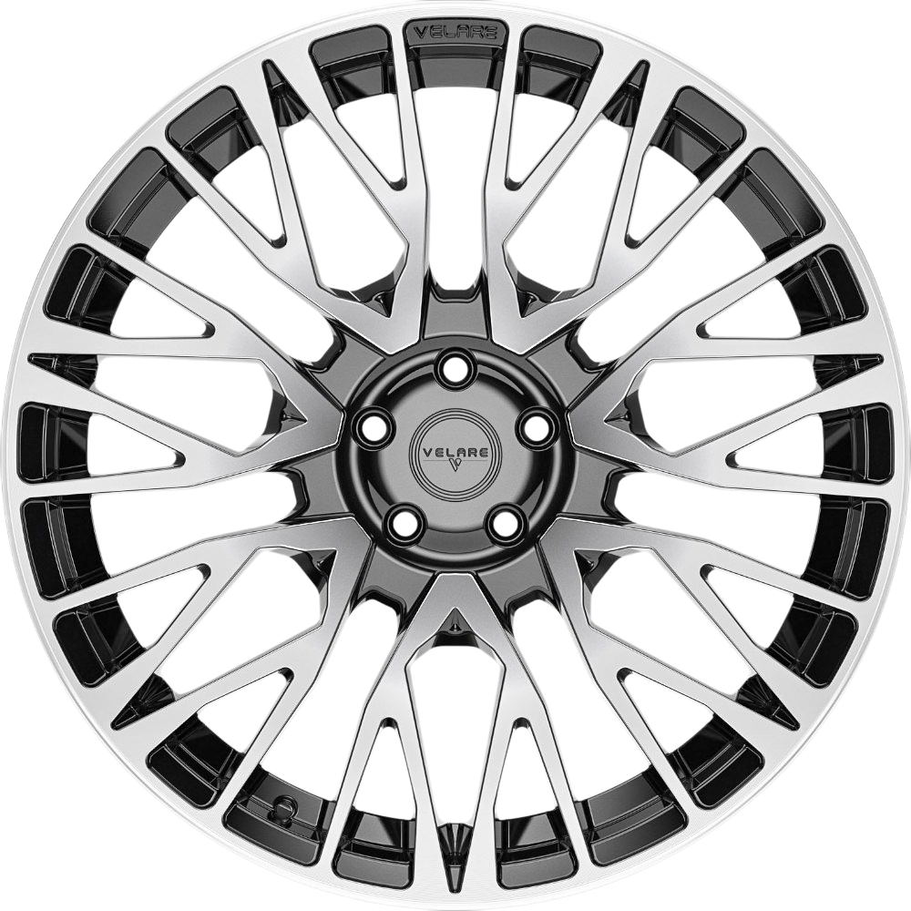 9.5X22" PCD 5X108 Velare 22082 ET33 74.10 mm Santorini Black Diamond