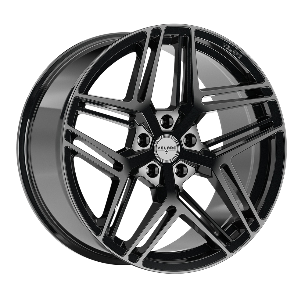 9.5X22" PCD 5X108 Velare 22180 ET42 67.10 mm Santorini Black Diamond