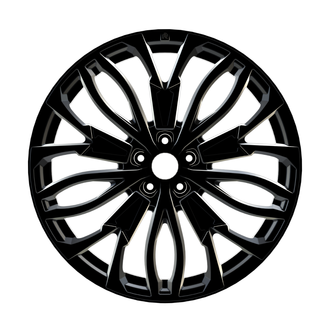 9.5X22" PCD 5X112 AGT Wheels 136  ET25 66.60 mm Gloss Black