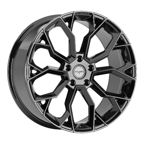 9.5X22" PCD 5X112 AGT Wheels 22137 ET25 Santorini Black 66.60 mm