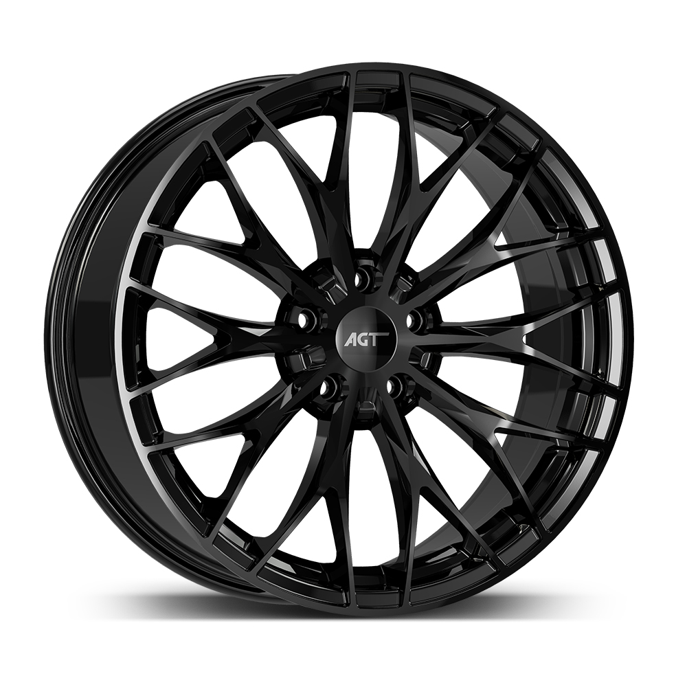 9.5X22" PCD 5X120 AGT Wheels 22101  ET45 72.60 mm Gloss Black