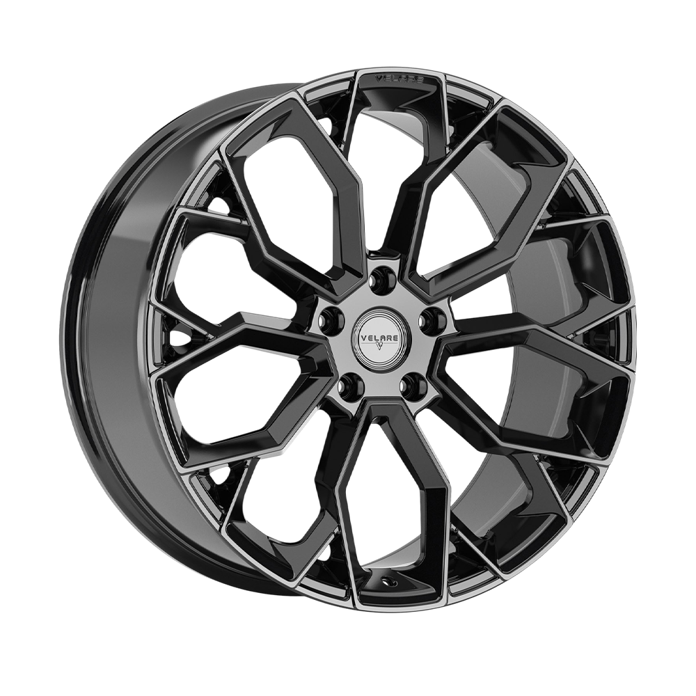 9.5X22" PCD 5X120 Velare 22137 ET33 74.10 mm Santorini Black