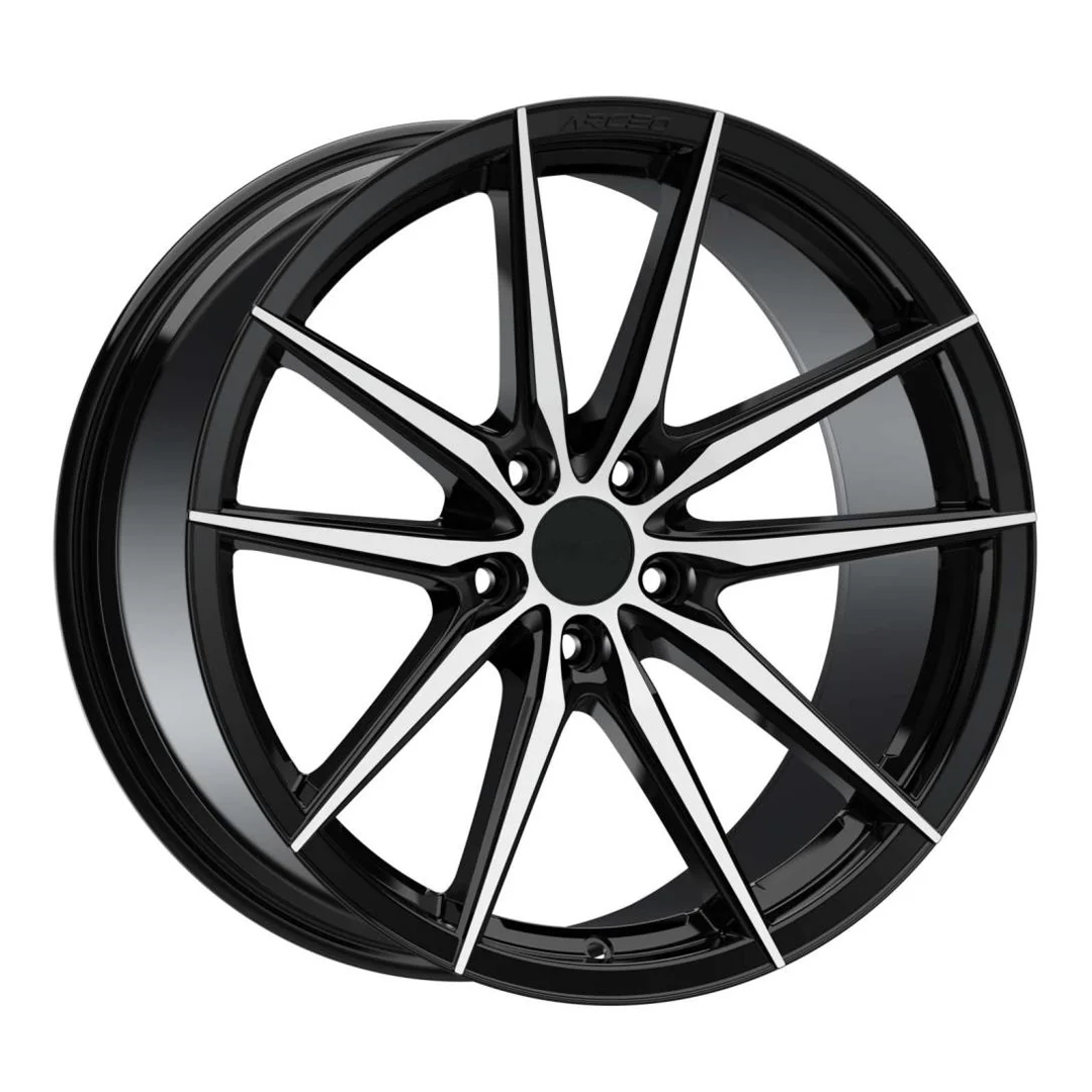 9.0X18" Arceo Wheels ARC 18190 Monaco Black Diamond PCD 5x120 ET40